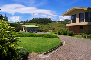 The three houses are close to the entrance off the lake highway.